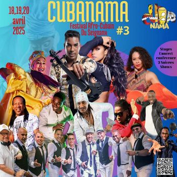 Affiche du festival afro-cubain Cubanama